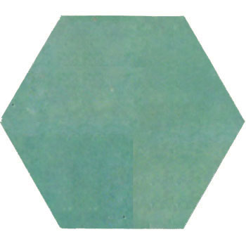Mosaic House Moroccan tile Mosaic Hex 6x6 12 Light Green  solid  